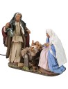 Natività in movimento 24 cm base, altezza, giuseppe, gesù