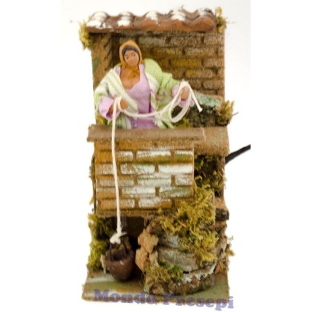 Woman on the balcony