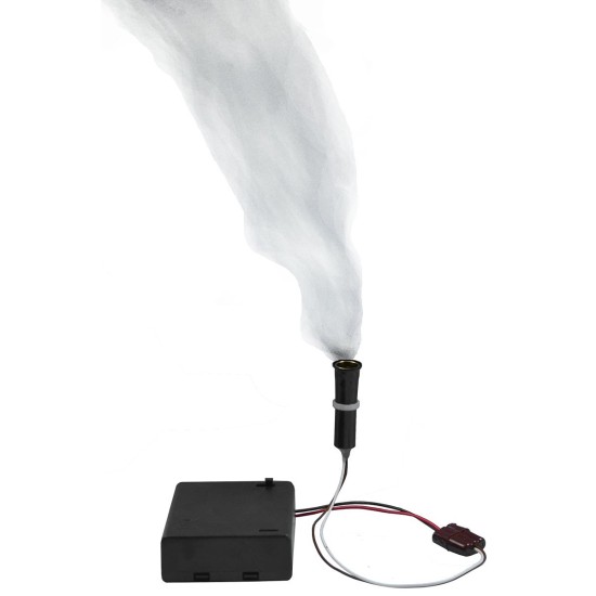 Generador de humo para chimenea 3-4 Voltios con porta pilas generador.