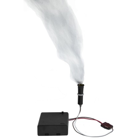 Generatore fumo a comignolo 3-4 Volt con porta pile generatore