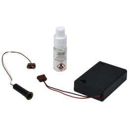3-4 Volt chimney smoke generator with battery holder