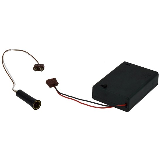 3-4 Volt chimney smoke generator with battery holder