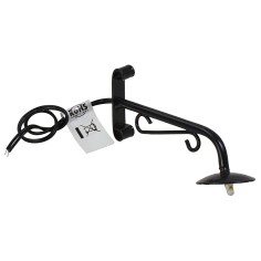 Country-style street lamp 8 cm with 3V warm white LED light