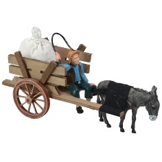 Carro con sacchi e carrettiere cm 20x7,5x10 h
