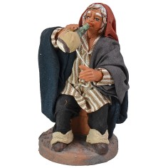 Beodo sentado serie 10 cm altura, sentado, terracota, base