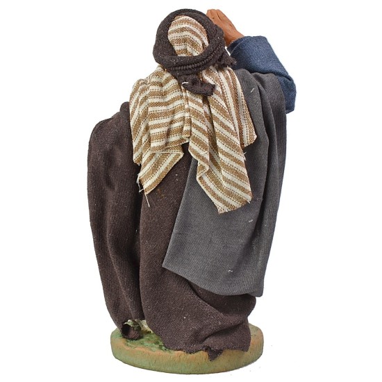 Cheese seller 10 cm height, base, fabric, terracotta