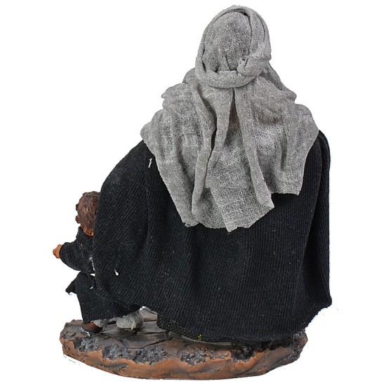 Woman with child series 10 cm height, hand, base, child