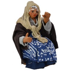 Vecchia seduta serie 10 cm