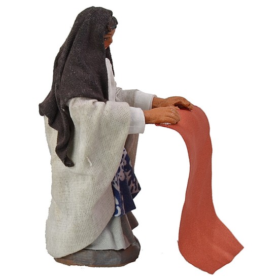 Mujer que golpea la ropa 10 cm de altura, ropa, base