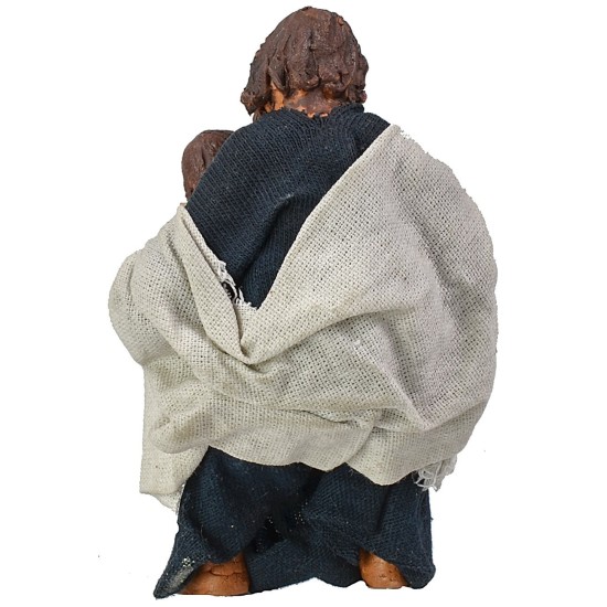 Natività serie 10 cm giuseppe, serie, sdraiata, tessuto, gesù