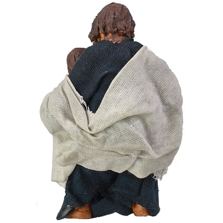 Natività serie 10 cm giuseppe, serie, sdraiata, tessuto, gesù