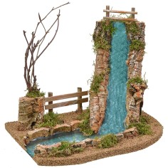 Cascada con efecto profundidad cm 28x20x21 h. Mundo Pesebres 2