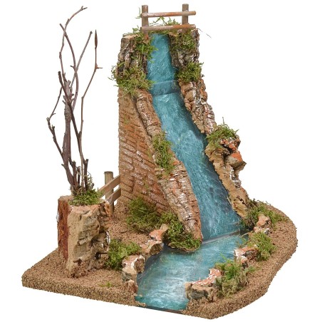 Cascata con effetto profondità cm 28x20x21 h. Mondo Presepi