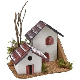 Casette presepe con tetto -411C