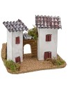 Casita con techo - 411-B Mundo Pesebres
