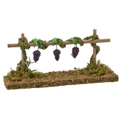 Vineyard with black grapes cm 15x4x6 h.