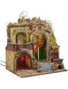 Nacimiento iluminado estilo '700 con gran arco cm 50x40x62 h