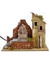 House with functioning fountain attached cm 25x16x21 h