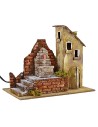House with functioning fountain attached cm 25x16x21 h