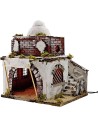 Casa Árabe con tienda iluminada cm 26x20x30 h.