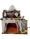 Casa Árabe con tienda iluminada cm 26x20x30 h.