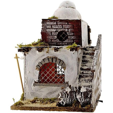 Arab House with tent illuminated cm 26x20x30 h.