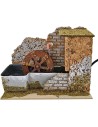Molino de agua pesebre cm 20x14x15 h. 