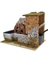 Molino de agua pesebre cm 20x14x15 h. 