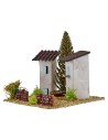 Case per presepe con albero cm 13x13x9h