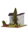 Case per presepe con albero cm 13x13x9h