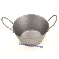 Round metal tub 4 cm