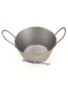 Tinozza tonda in metallo cm 4