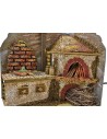 Cucina con forno con effetto fuoco presepe funzionante cm