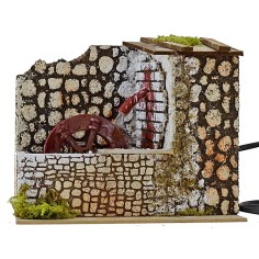 Working water mill 20x14x17.5 cm