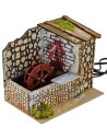 Mulino ad acqua funzionante cm 20x14x17,5 Mondo Presepi