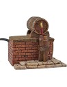 Barril pesebre completo con bomba de 11x8,5x10,5 cm de altura
