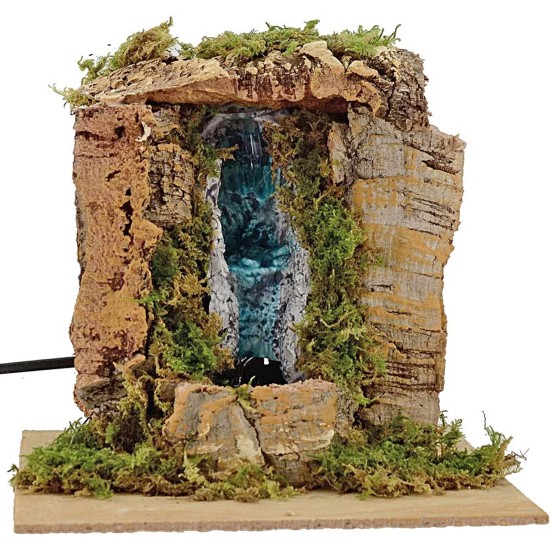 Cascata funzionante cm 19x19x17 h. Mondo Presepi