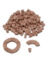 Ladrillos en forma de cuña mm 9x5x8 bolsa de 150 piezas