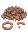 Ladrillos en forma de cuña mm 9x5x8 bolsa de 150 piezas