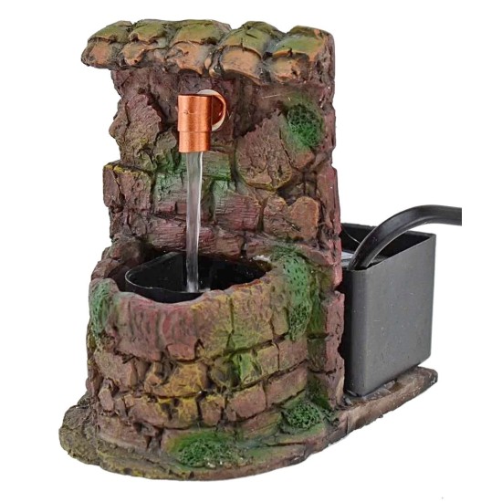 Fontana funzionante per presepe cm 7x10,5x11 Mondo Presepi