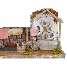 Lavadero con tendedero goteante funcional de 33x19x25,5 cm h. 2