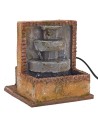 Fuente de dos niveles funcional para belén de 14,5x14,5x16 cm h.