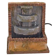 Fuente de dos niveles funcional para belén de 14,5x14,5x16 cm h. 2