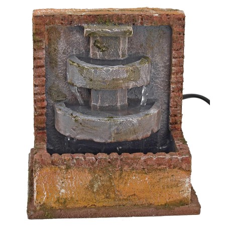 Fountain on two working levels for presepe cm 14,5x14, 5x16 h.