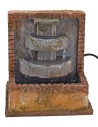Fuente de dos niveles funcional para belén de 14,5x14,5x16 cm h.