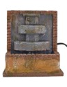 Fuente de dos niveles funcional para belén de 14,5x14,5x16 cm h.