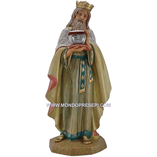 Tres Reyes Magos de 45 cm Lux Euromarchi Mundo Pesebres