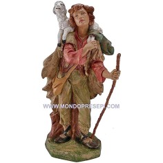 Shepherd with sheep on his shoulders 45 cm Euro