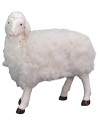 Set 3 pecore con lana per statue 40-45 cm Mondo Presepi