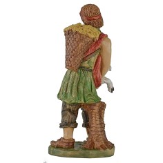 Shepherd with sheep and 30 cm pannier in Euromarchi PVC 2
